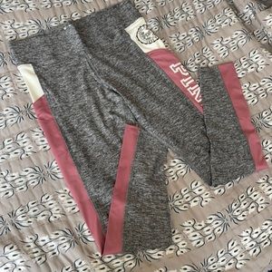 NWOT VS grey/mauve leggings